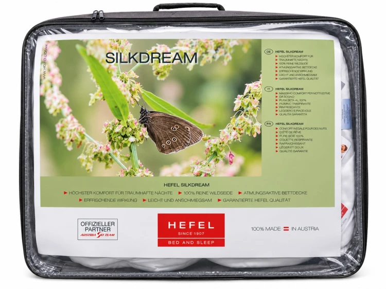 koldra jedwabna silkdream hefel opakowanie