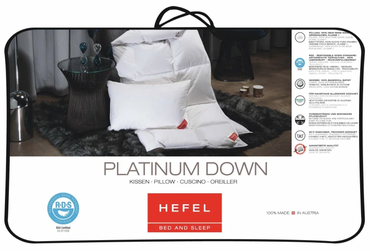 poduszka puchowa HEFEL Platinum Down