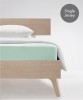 Prześcieradło z gumką jersey 140-160x200 cm zielone JENNY C Fleuresse